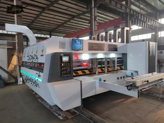 NORTH PACK Lead Edge Two Color Printing Slotting Corrugation Carton Box Make Machine